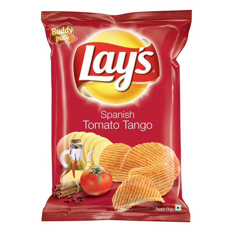LAY'S SPANISH TOMATO TANGO POTATO CHIPS (50G)
