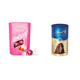 Lindt Lindor Milk Orange Chocolate Truffles Box Chocolate Balls with a Smooth Melting Filling