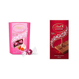 Lindt Lindor Milk Orange Chocolate Truffles Box Chocolate Balls with a Smooth Melting Filling