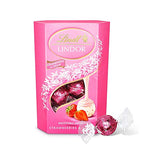 Lindt Lindor Milk Orange Chocolate Truffles Box Chocolate Balls with a Smooth Melting Filling