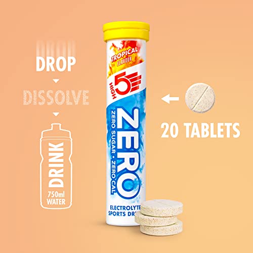 HIGH5 Zero Electrolyte Hydration Tablets Added Vitamin C