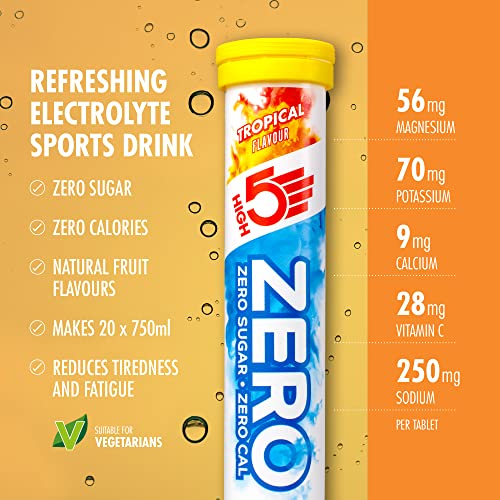 HIGH5 Zero Electrolyte Hydration Tablets Added Vitamin C