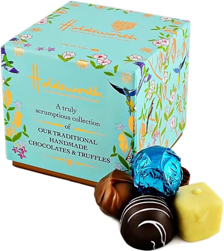 Holdsworth Chocolates Classics - Indulgent Collection an Impressive Assortment of Handmade Truffles Creams, Pralines and Caramels all Coasted with Milk, Dark or White Chocolate