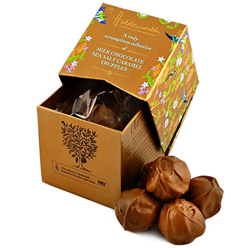 Holdsworth Chocolates Classics - Indulgent Collection an Impressive Assortment of Handmade Truffles Creams, Pralines and Caramels all Coasted with Milk, Dark or White Chocolate