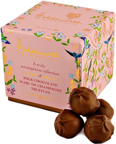 Holdsworth Chocolates Classics - Indulgent Collection an Impressive Assortment of Handmade Truffles Creams, Pralines and Caramels all Coasted with Milk, Dark or White Chocolate