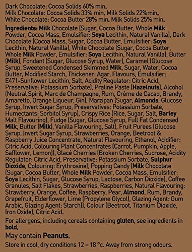 Holdsworth Chocolates Classics - Indulgent Collection an Impressive Assortment of Handmade Truffles Creams, Pralines and Caramels all Coasted with Milk, Dark or White Chocolate