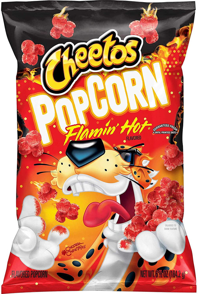 FRITO-LAY CHEETOS FLAMIN' HOT POPCORN (ORIGINAL USA IMPORT) 6.5OZ