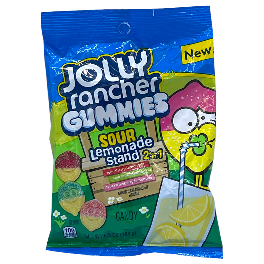 Jolly Rancher Sour Lemonade Stand 2in1 Gummies
