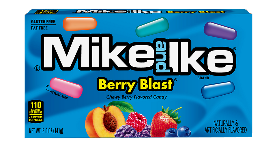 Mike and Ike Berry Blast Chewy Candy