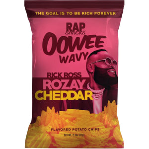 RAP SNACKS: RICK ROSS ROZAY CHEDDAR WAVY (2.5OZ)