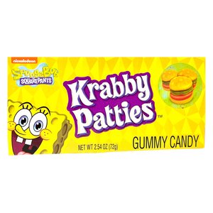 Spongebob Squarepants Krabby Patties Original Gummy Candy 72g