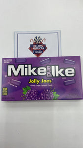 Mike and Ike Jolly Joes Grape Candy 5 Oz