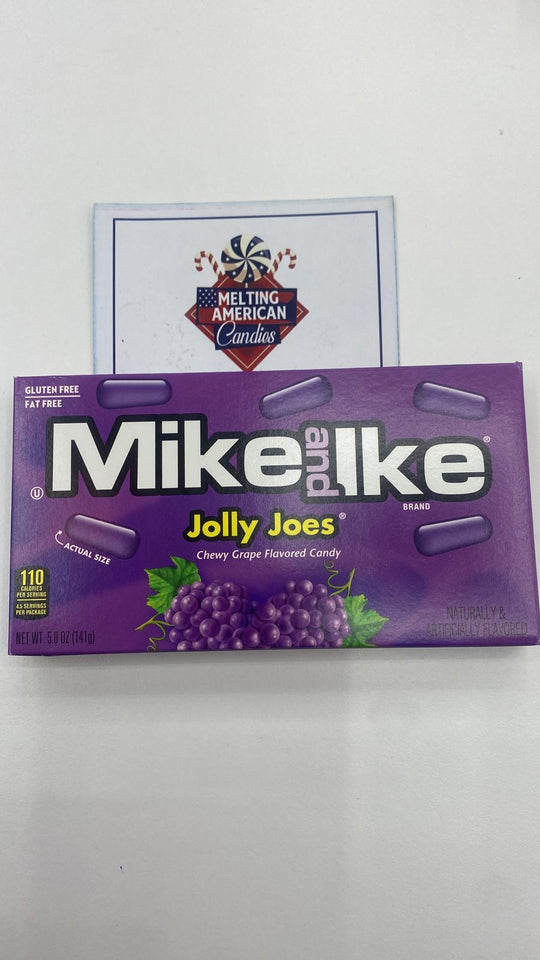 Mike and Ike Jolly Joes Grape Candy 5 Oz
