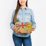 Pick and Mix Sweets Gift Box - Jelly Sweets - 850g Retro Sweets Mixed Pick & Mix Selection Retro Candy Hamper Gift Box, Birthday, Valentines - Heavenly Sweets