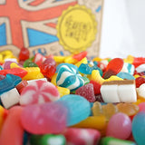 Pick and Mix Sweets Gift Box - Jelly Sweets - 850g Retro Sweets Mixed Pick & Mix Selection Retro Candy Hamper Gift Box, Birthday, Valentines - Heavenly Sweets