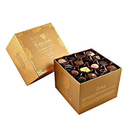 Holdsworth Chocolates Classics - Indulgent Collection an Impressive Assortment of Handmade Truffles Creams, Pralines and Caramels all Coasted with Milk, Dark or White Chocolate