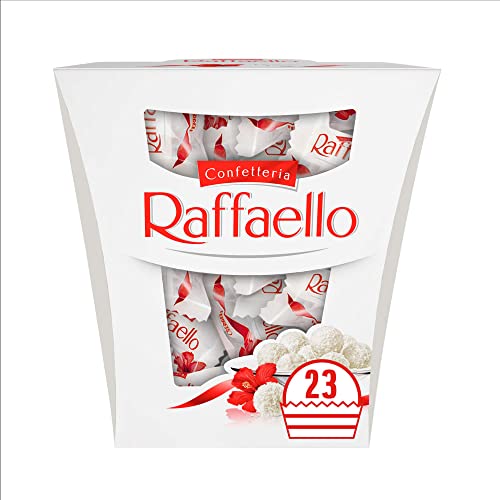 Ferrero Raffaello Pralines, Coconut and Almond Chocolates Box, Coconut Speciality with Coconut Filling and a Whole Almond