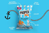 PROPERCORN Lightly Sea Salted Popcorn, Natural Sea Salt Seasoning, Vegetarian, Gluten-Free, Wholegrain Butterfly Corn