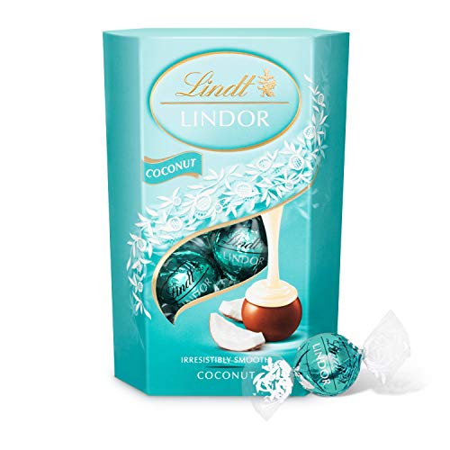 Lindt Lindor Milk Orange Chocolate Truffles Box Chocolate Balls with a Smooth Melting Filling