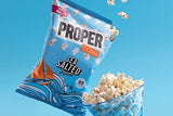 PROPERCORN Lightly Sea Salted Popcorn, Natural Sea Salt Seasoning, Vegetarian, Gluten-Free, Wholegrain Butterfly Corn