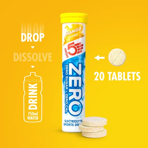 HIGH5 Zero Electrolyte Hydration Tablets Added Vitamin C