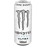 48 x Monster Energy Drink Ultra White Cans (48 x0,5L) Sugar Free