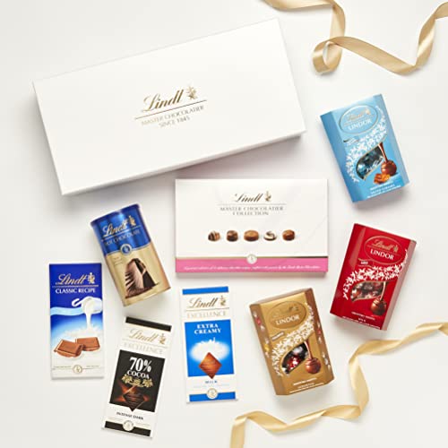 Lindt Lindor Milk Chocolate Truffles Bag - Approx 80 balls, 1 kg - Chocolate Truffles with a Smooth Melting Filling