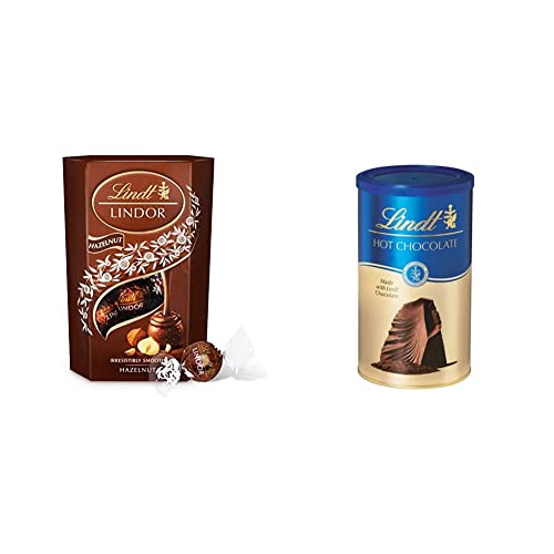 Lindt Lindor Milk Orange Chocolate Truffles Box Chocolate Balls with a Smooth Melting Filling