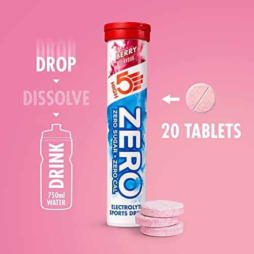 HIGH5 Zero Electrolyte Hydration Tablets Added Vitamin C