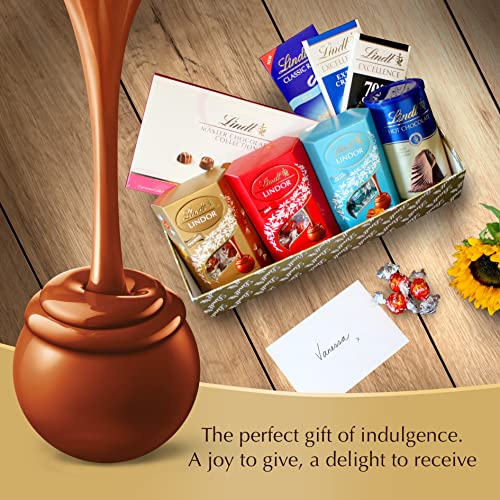 Lindt Lindor Milk Chocolate Truffles Bag - Approx 80 balls, 1 kg - Chocolate Truffles with a Smooth Melting Filling