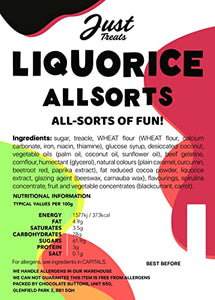Just Treats Liquorice Allsorts (1 Kilo Share bag)