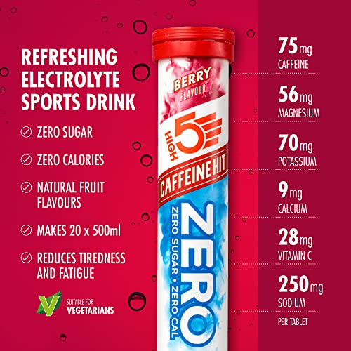 HIGH5 Zero Electrolyte Hydration Tablets Added Vitamin C