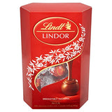 Lindt Lindor Milk Chocolate Truffles Box - Approx 16 balls, 200 g - Chocolate Truffles with a Smooth Melting Filling - Gift Present - for Him and Her - Easter, Birthday, Congratulations, Thank you