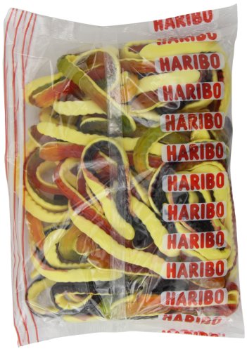HARIBO Yellow Belly Giant Snakes, Yellow Bellies Bulk Sweets, 3kg