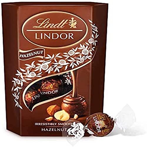 Lindt Lindor Milk Orange Chocolate Truffles Box Chocolate Balls with a Smooth Melting Filling
