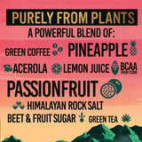 TENZING Natural Energy Drink, Plant Based, Vegan, & Gluten Free Drink, Raspberry & Yuzu