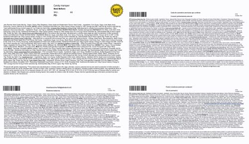 Sweet Hamper Gift Box Set | Mini Sweet Bags Multipack | Party Sweets Birthday, Valentines Day | Tangfastics, Goldbears, Starmix | Heavenly Sweets