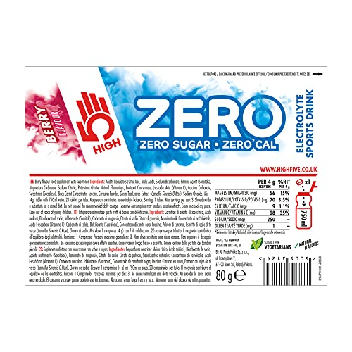 HIGH5 Zero Electrolyte Hydration Tablets Added Vitamin C