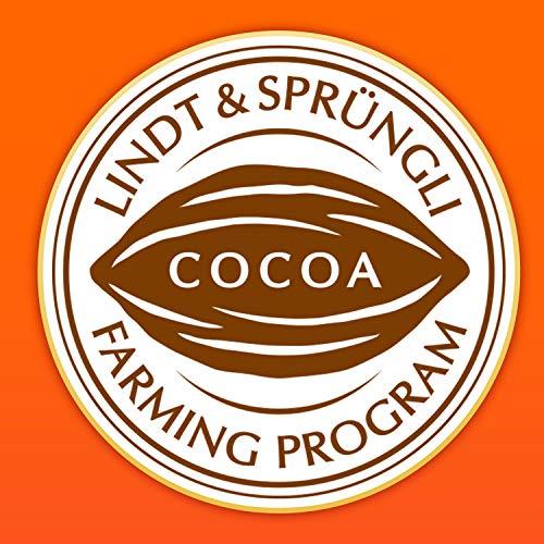 Lindt Lindor Milk Orange Chocolate Truffles Box Chocolate Balls with a Smooth Melting Filling