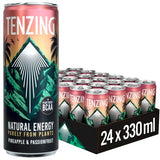 TENZING Natural Energy Drink, Plant Based, Vegan, & Gluten Free Drink, Raspberry & Yuzu