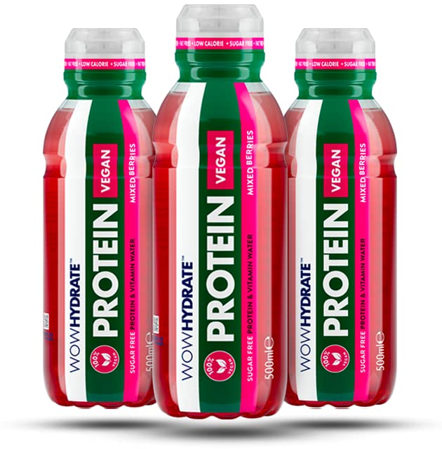 Wow Hydrate Water (Protein/Electrolyte) 12x500ml