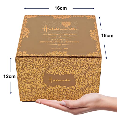 Holdsworth Chocolates Classics - Indulgent Collection an Impressive Assortment of Handmade Truffles Creams, Pralines and Caramels all Coasted with Milk, Dark or White Chocolate