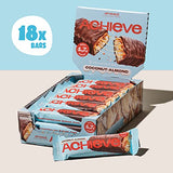 ahead ACHIEVE | Keto Chocolate Bars – 18 x 35g – Coconut Almond – Low Carb Sugar Free – 100% Natural with MCT-Fats – Keto Snacks & Healthy Snacks