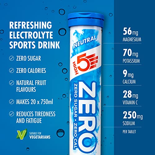 HIGH5 Zero Electrolyte Hydration Tablets Added Vitamin C