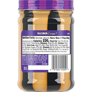 Smucker's Goober Peanut Butter & Grape Jelly Stripes