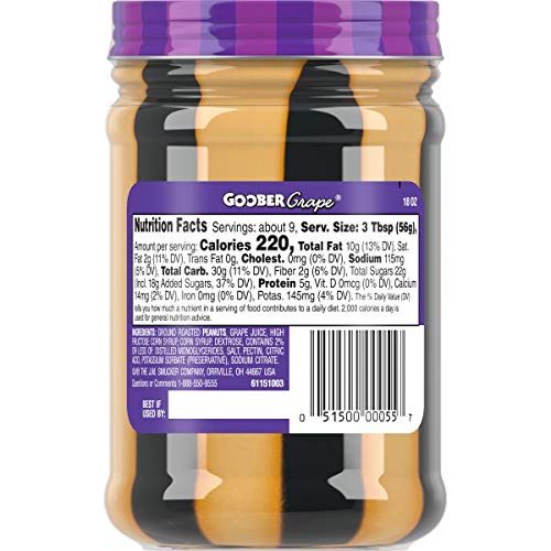 Smucker's Goober Peanut Butter & Grape Jelly Stripes
