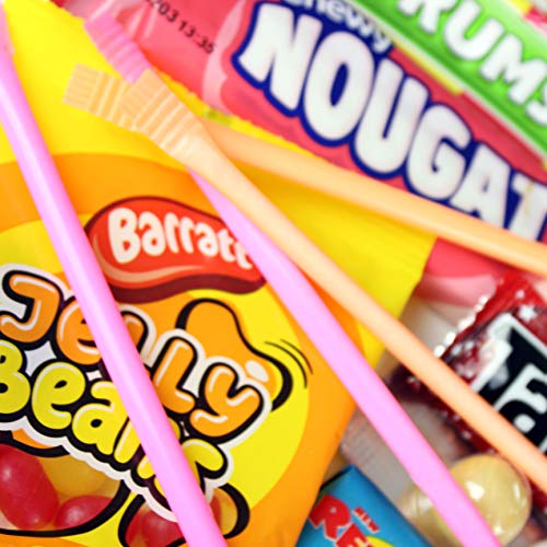 Retro Sweets Hamper: Just Treats Lunar Retro Sweets Gift Hamper: Jam Packed with the Best Ever Retro Sweets