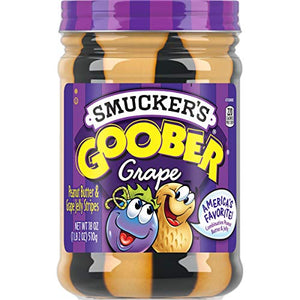 Smucker's Goober Peanut Butter & Grape Jelly Stripes