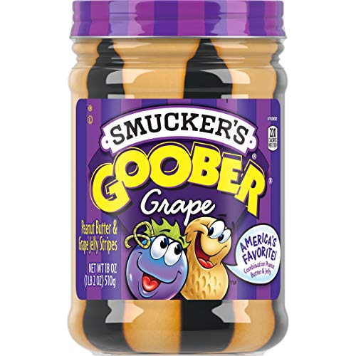Smucker's Goober Peanut Butter & Grape Jelly Stripes