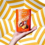 Lindt Lindor Milk Orange Chocolate Truffles Box Chocolate Balls with a Smooth Melting Filling